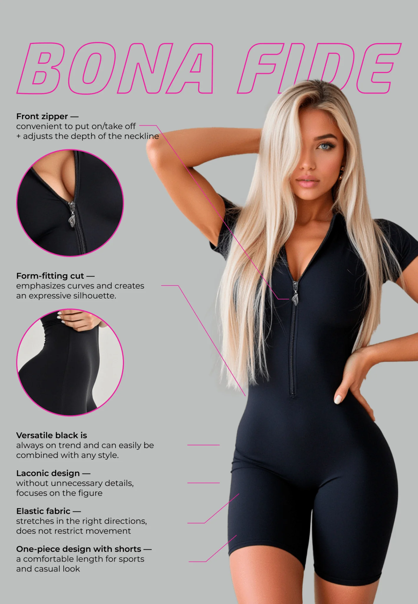 Jumpsuit Arcana Base Mini Black - Image 5