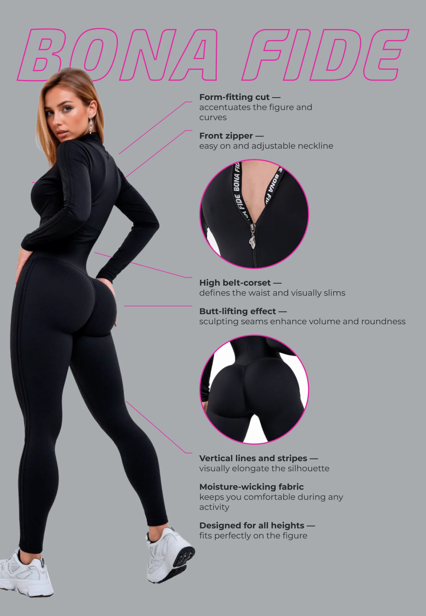Jumpsuit Arcana Syndicate Soft MRL Black - Image 5