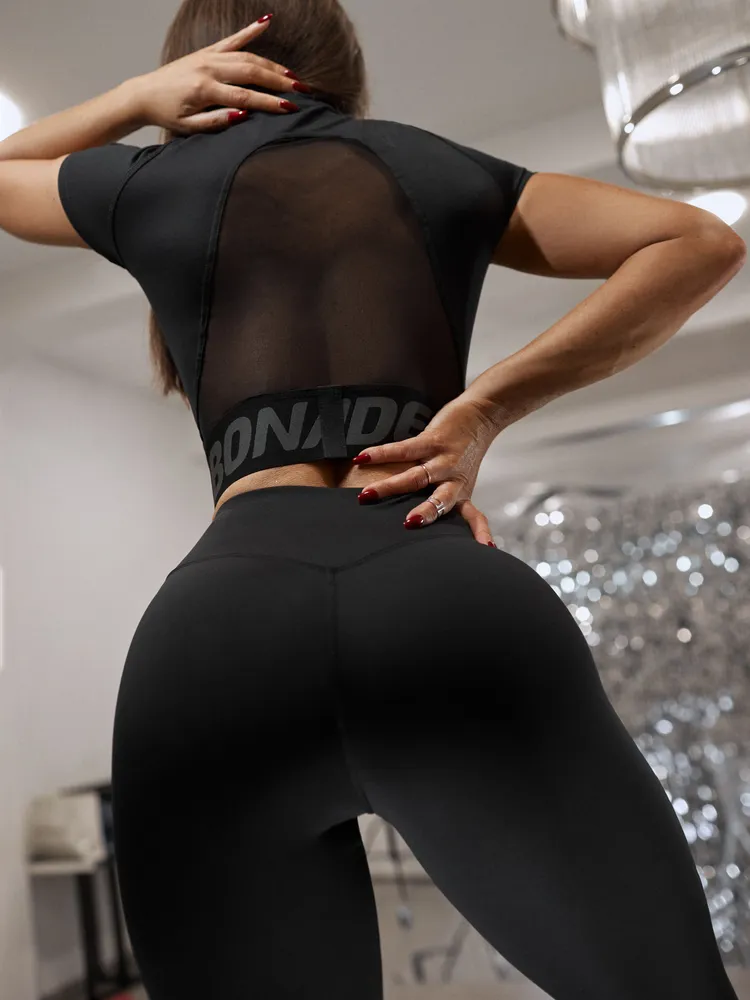 Leggings Bona Classic Black - Image 10