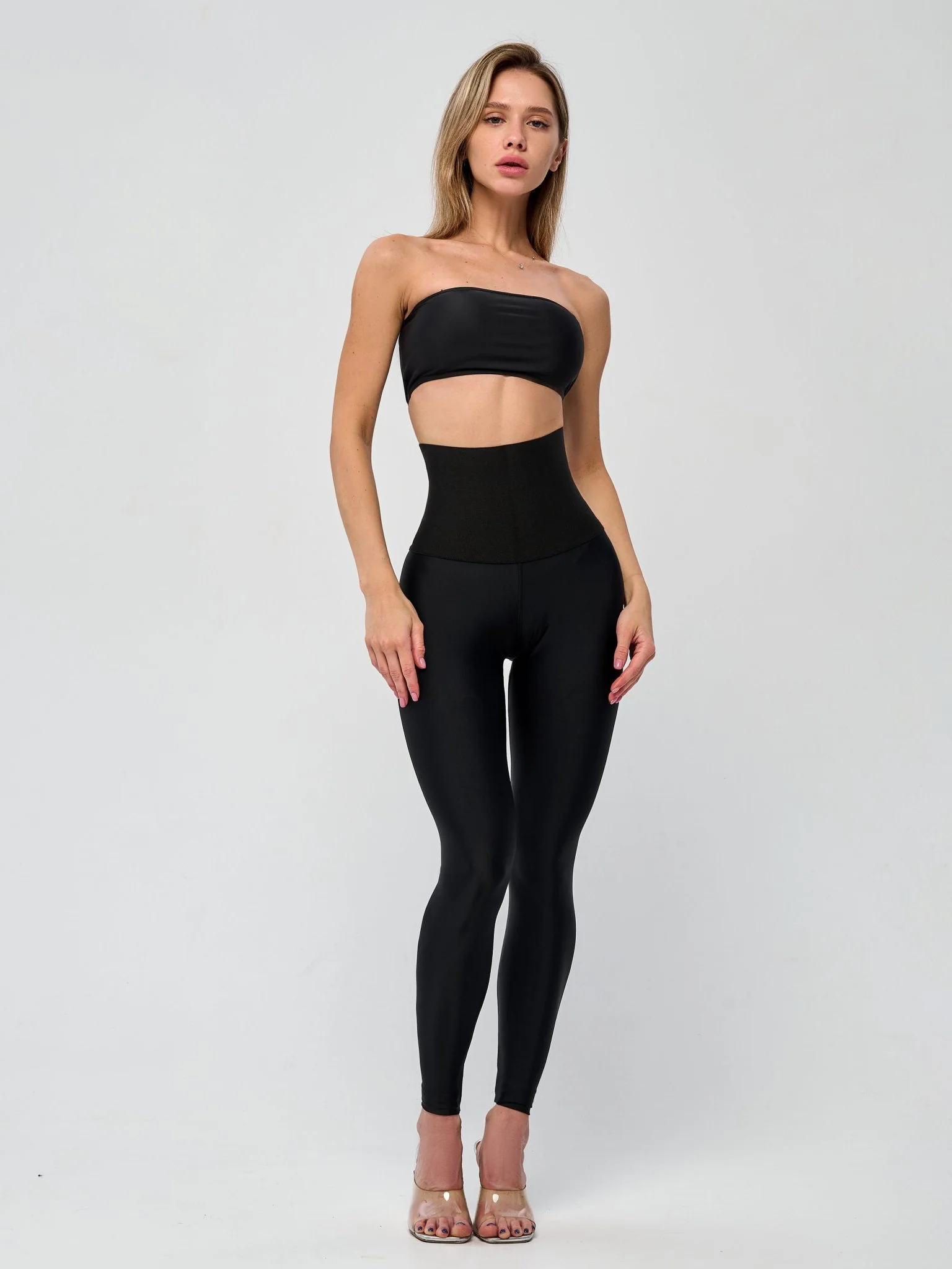 Leggings Bona Compressed Black - Image 9
