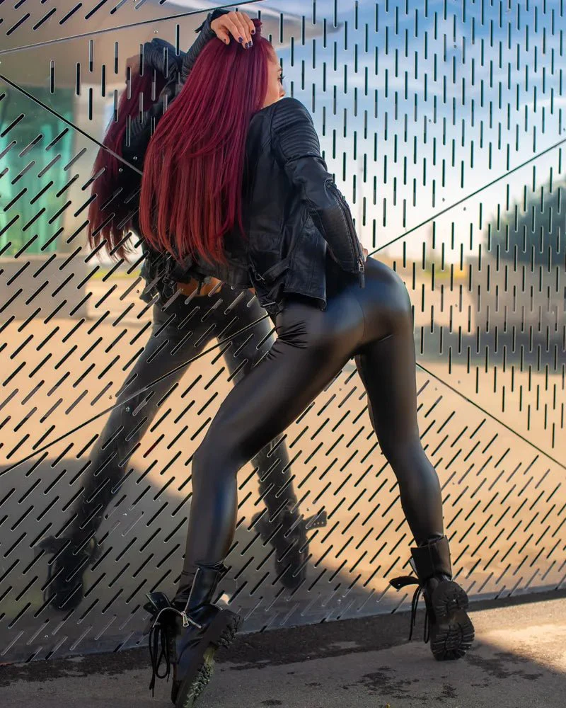 Leggings Bona Corsage Black Blaze - Image 8