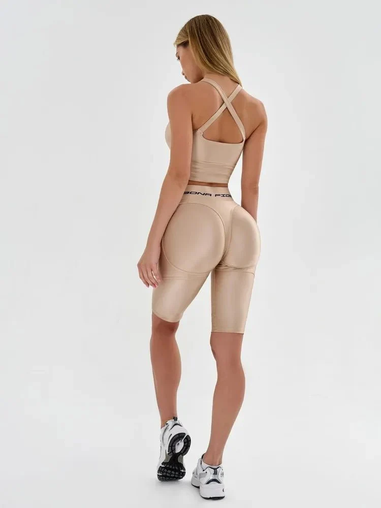 Shorts Bona Cycling Extra Sex-Push Up Juicy Nude - Image 13