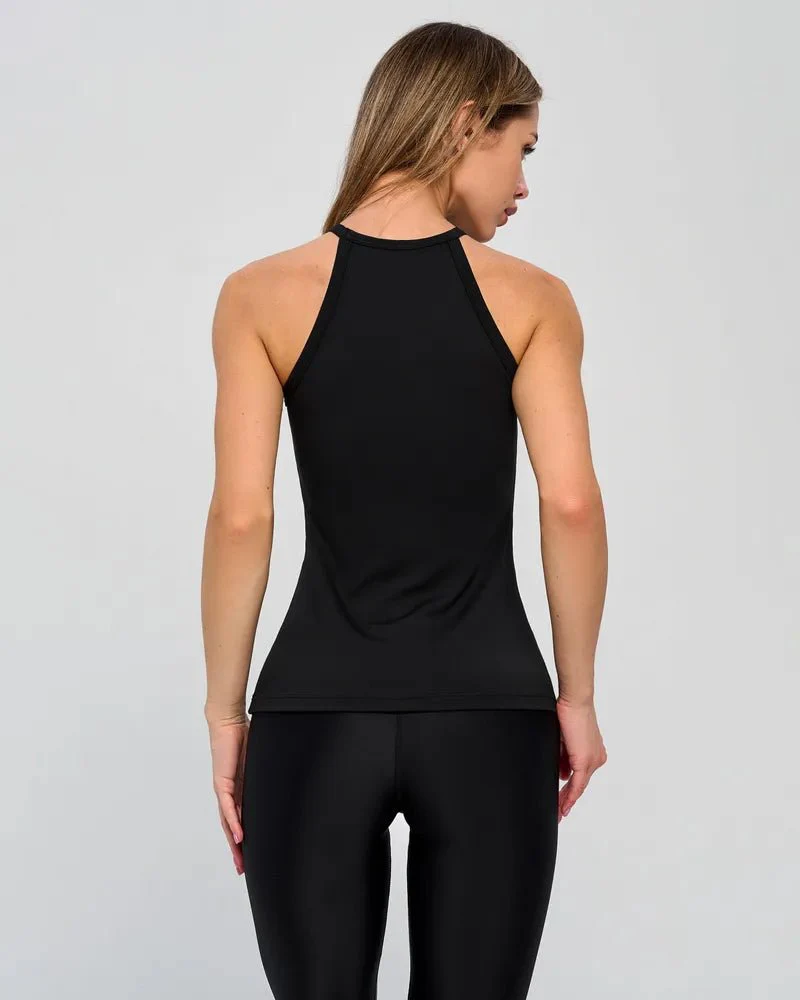 Tank Top Halter Top Black - Image 12