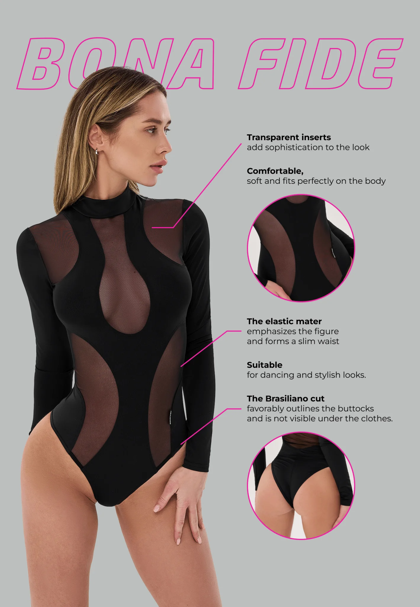 Bodysuit Valkiriya Black - Image 5