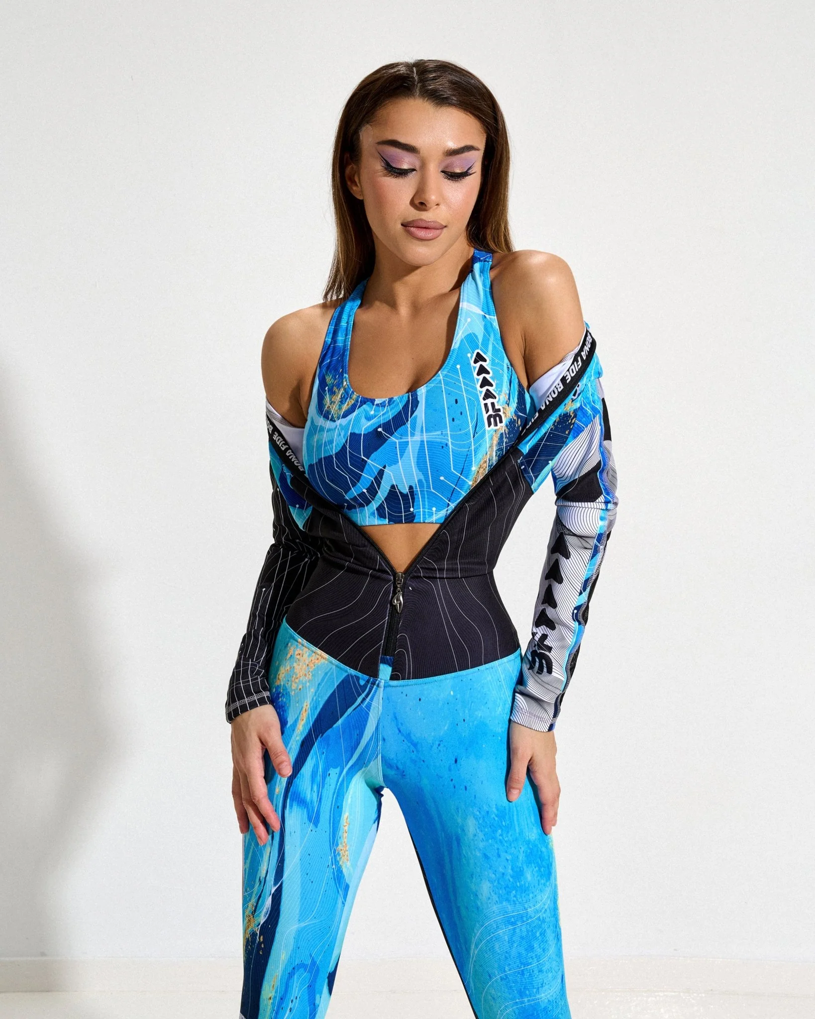 Sports Bras MuscleTop INNOVATION Blue - Image 10