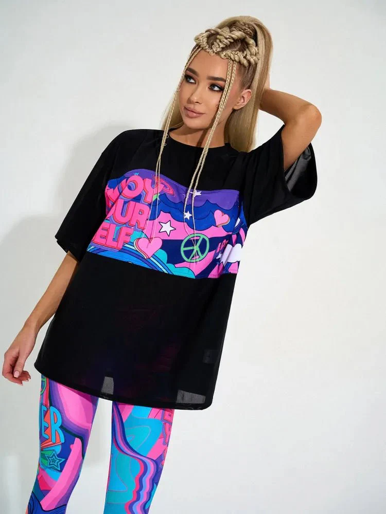 Oversize T-shirt Girl Power - One size - Image 8