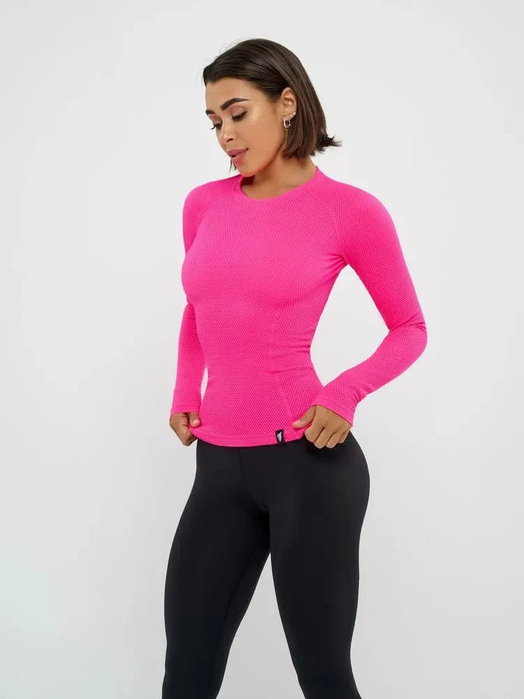 Workout Top Round Neon Pink - Image 2