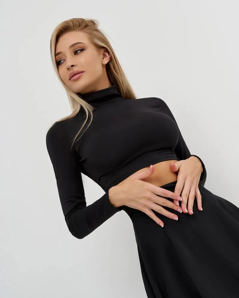 Workout Top Sexy Back Black - Image 11