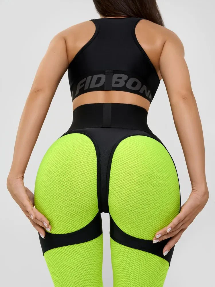 Sports Bras Top For Top Neon Yellow - Image 23