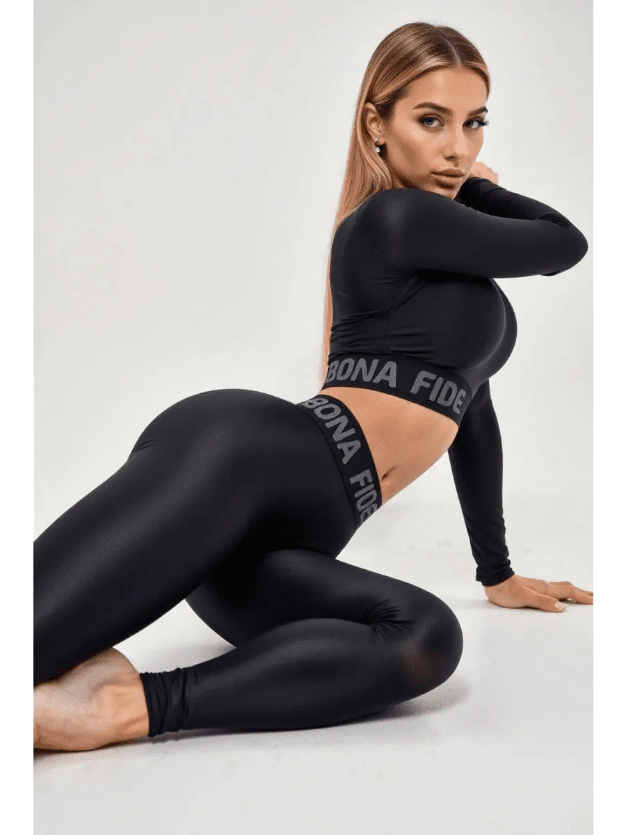 Leggings Bona GoldStandard Black - Image 5
