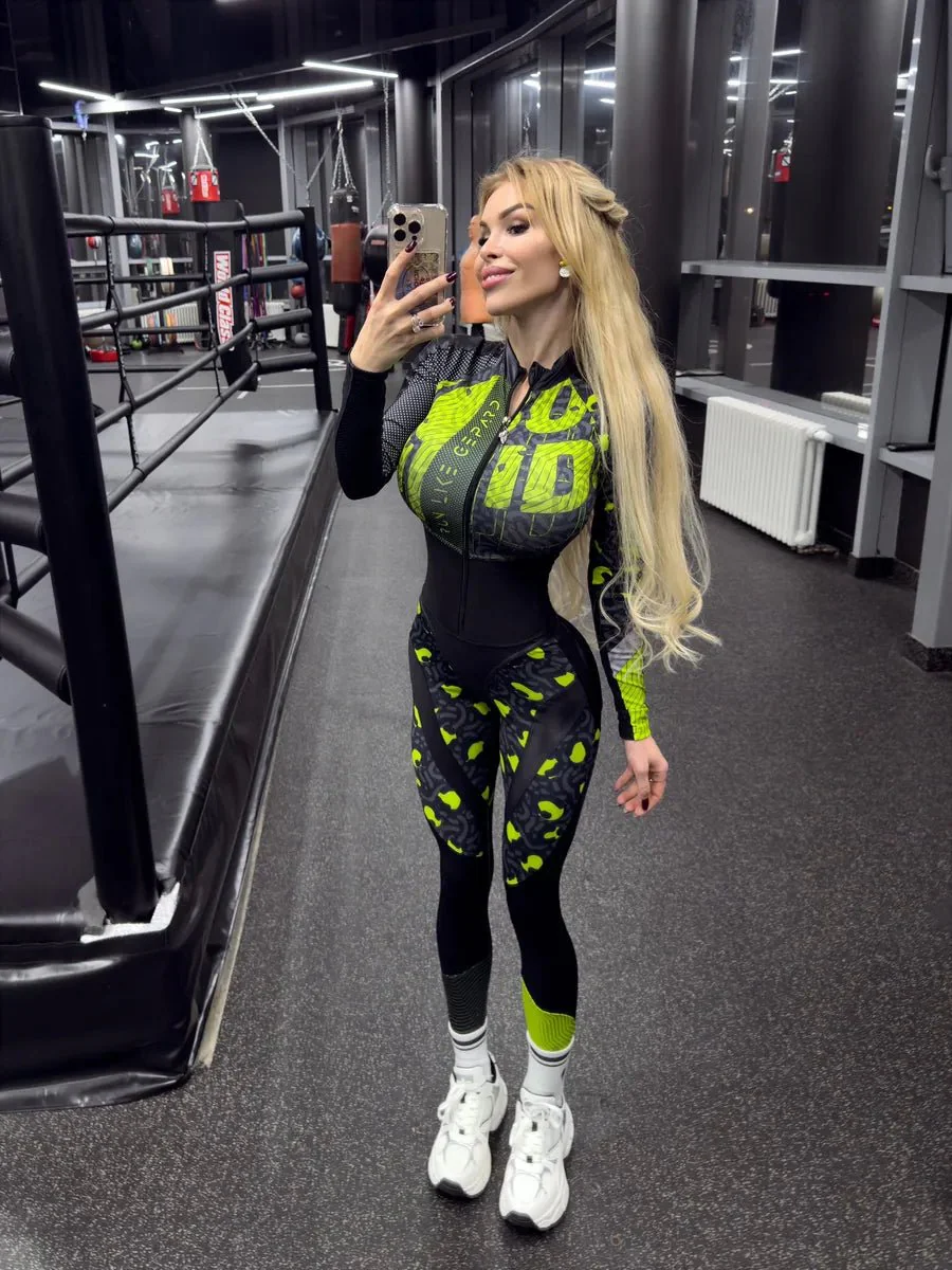 Jumpsuit ComeBase Run Like Gepard Lime - Image 3