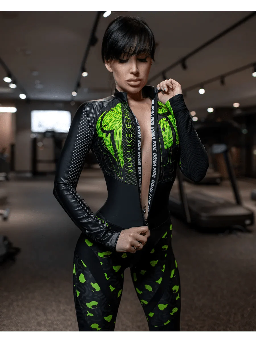 Jumpsuit ComeBase Run Like Gepard Lime - Image 9