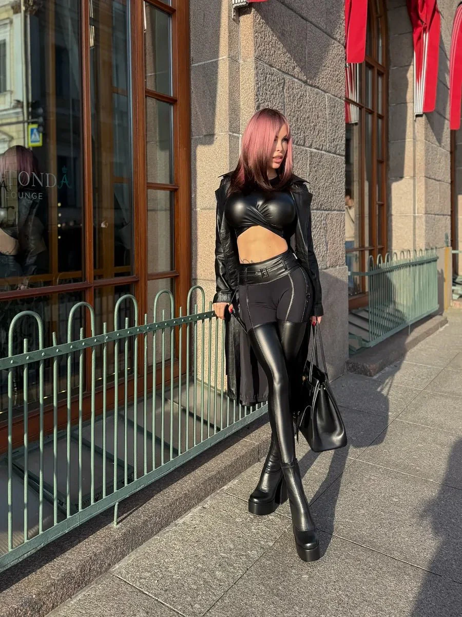 Leggings Dominatrix Black Blaze - Image 3