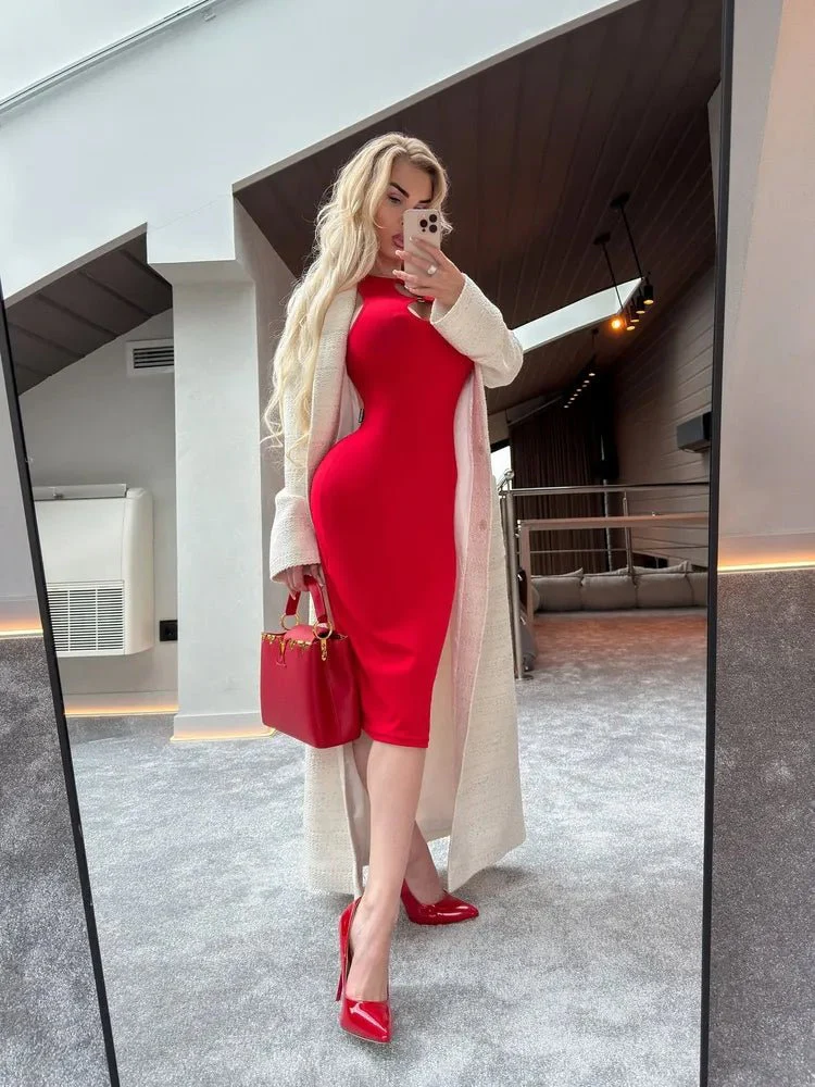 Dress Miami long Red - Image 9