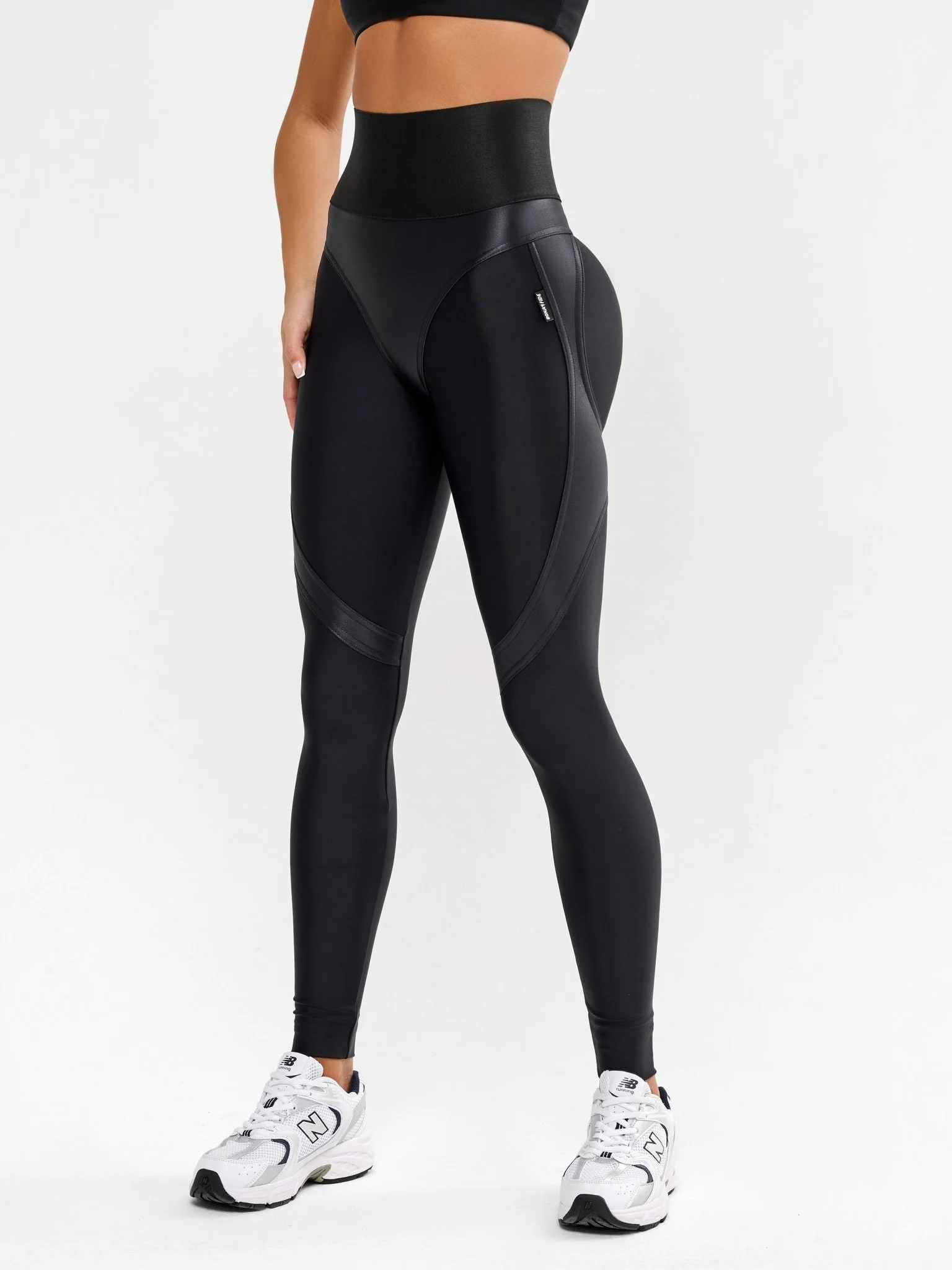 Leggings Extra Sex Push-Up Corsage LYC Black Skin - Image 3