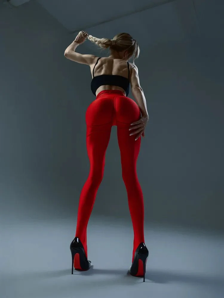 Leggings Extra Sex Push-Up Juicy Red - Image 4