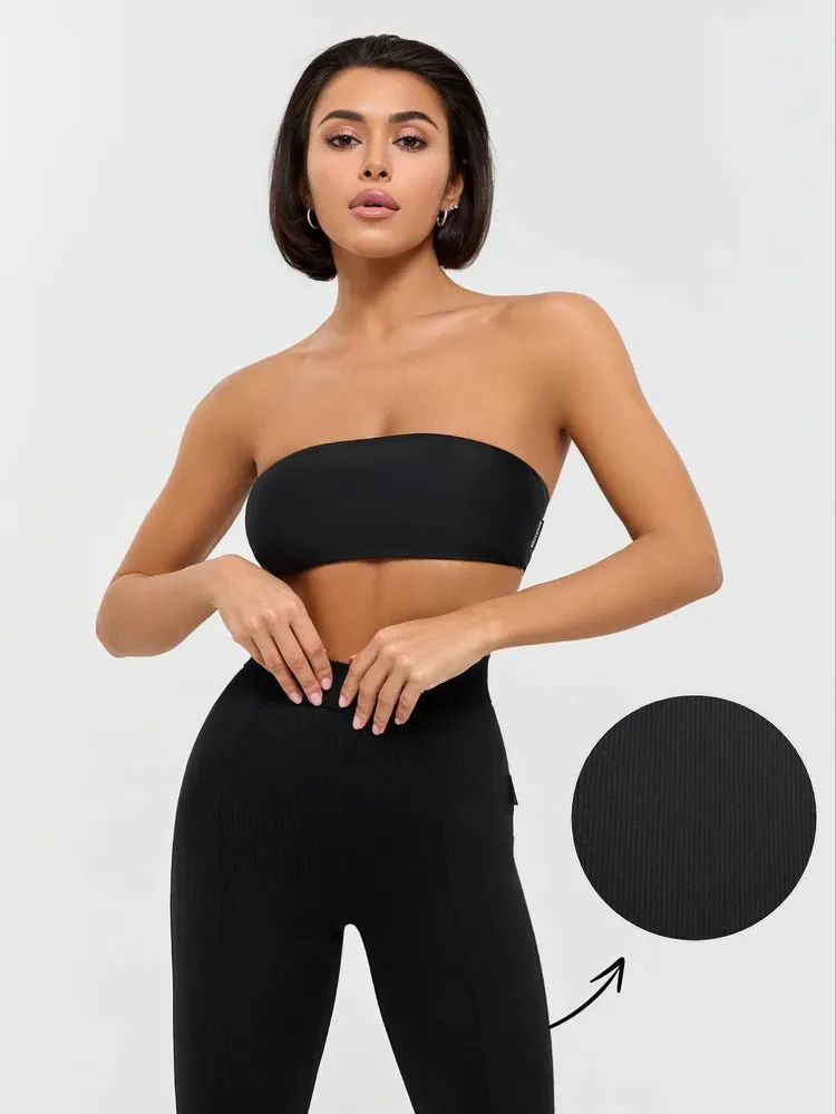 Pants Flares Black Rib - Image 11