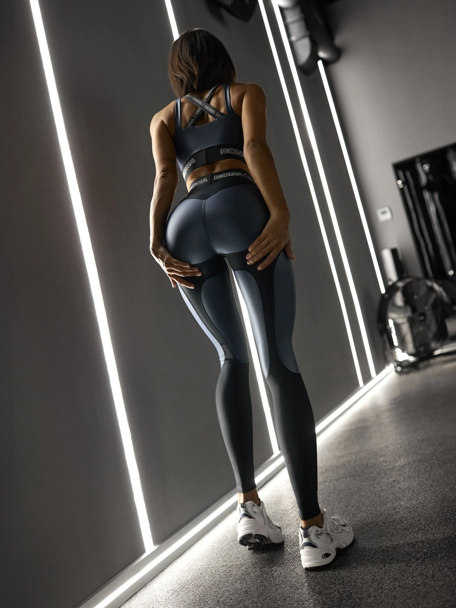 Heart Crush Leggings Steel - Image 2