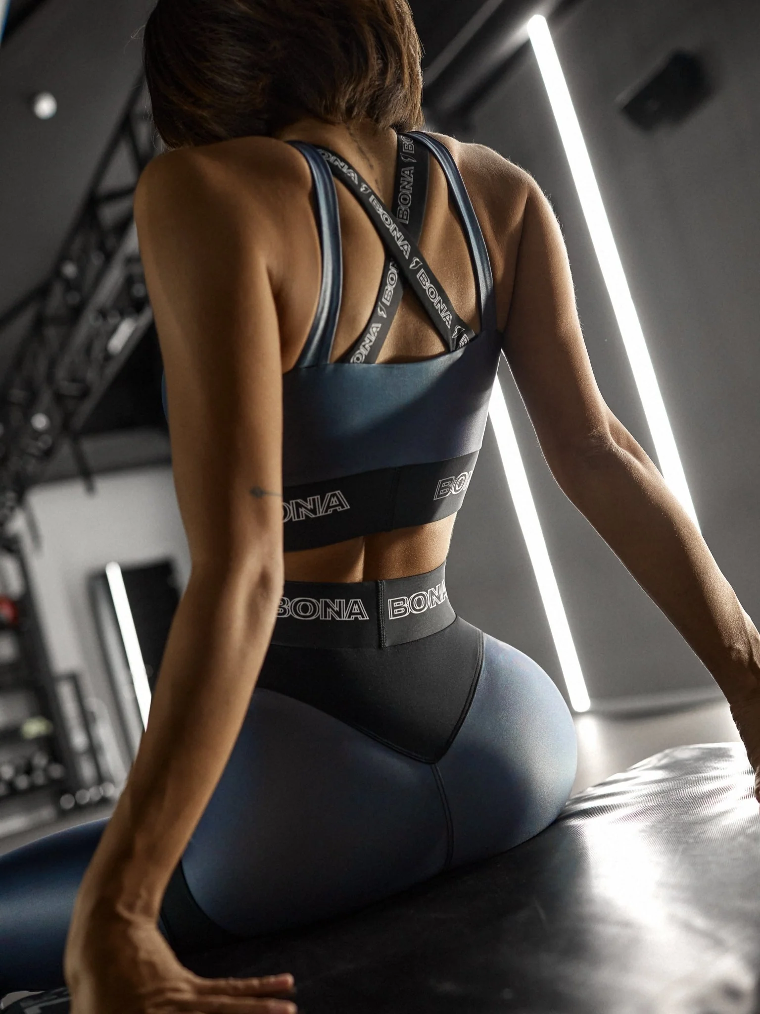 Sports Bras Heart Crush Top Steel - Image 7