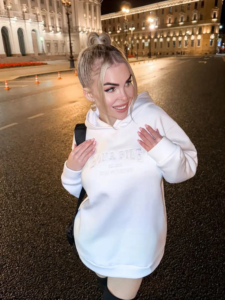 Hoody Bona Hoody White - Image 9