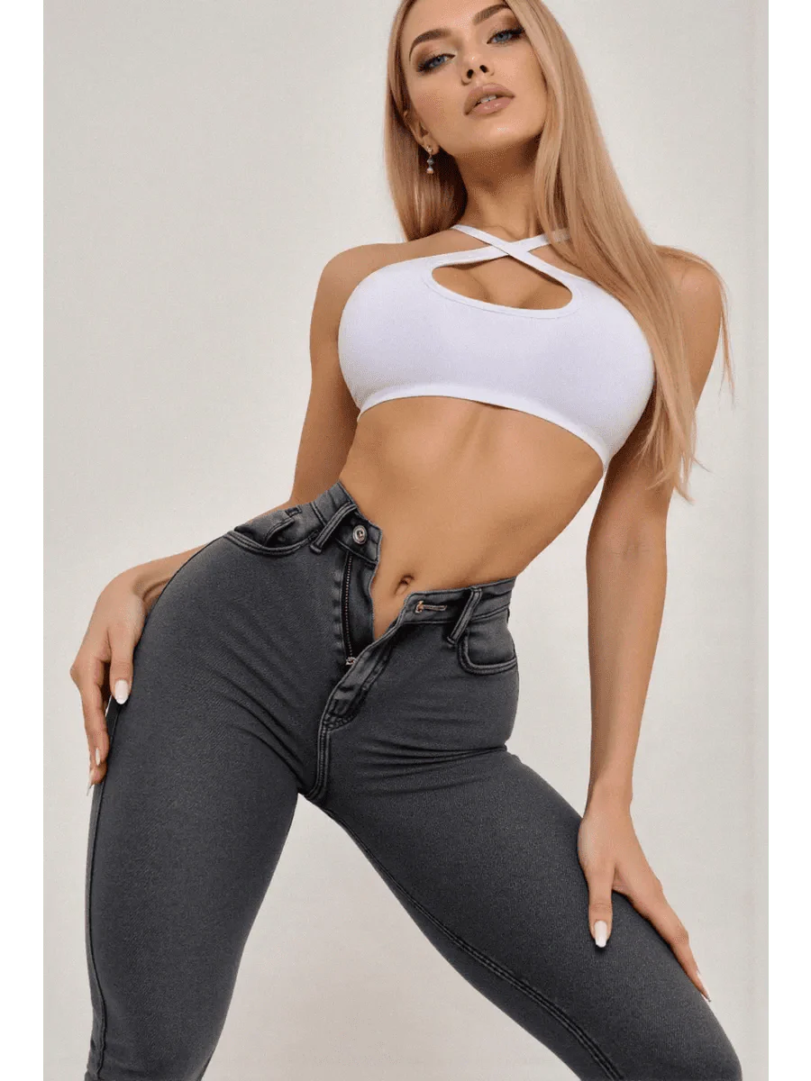 Jeans Skinny Gray - Image 9