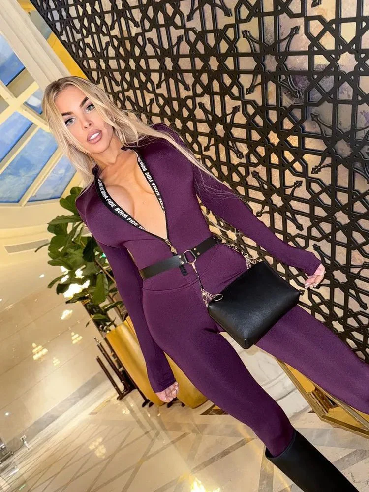Jumpsuit Arcana Base Purple - Image 13