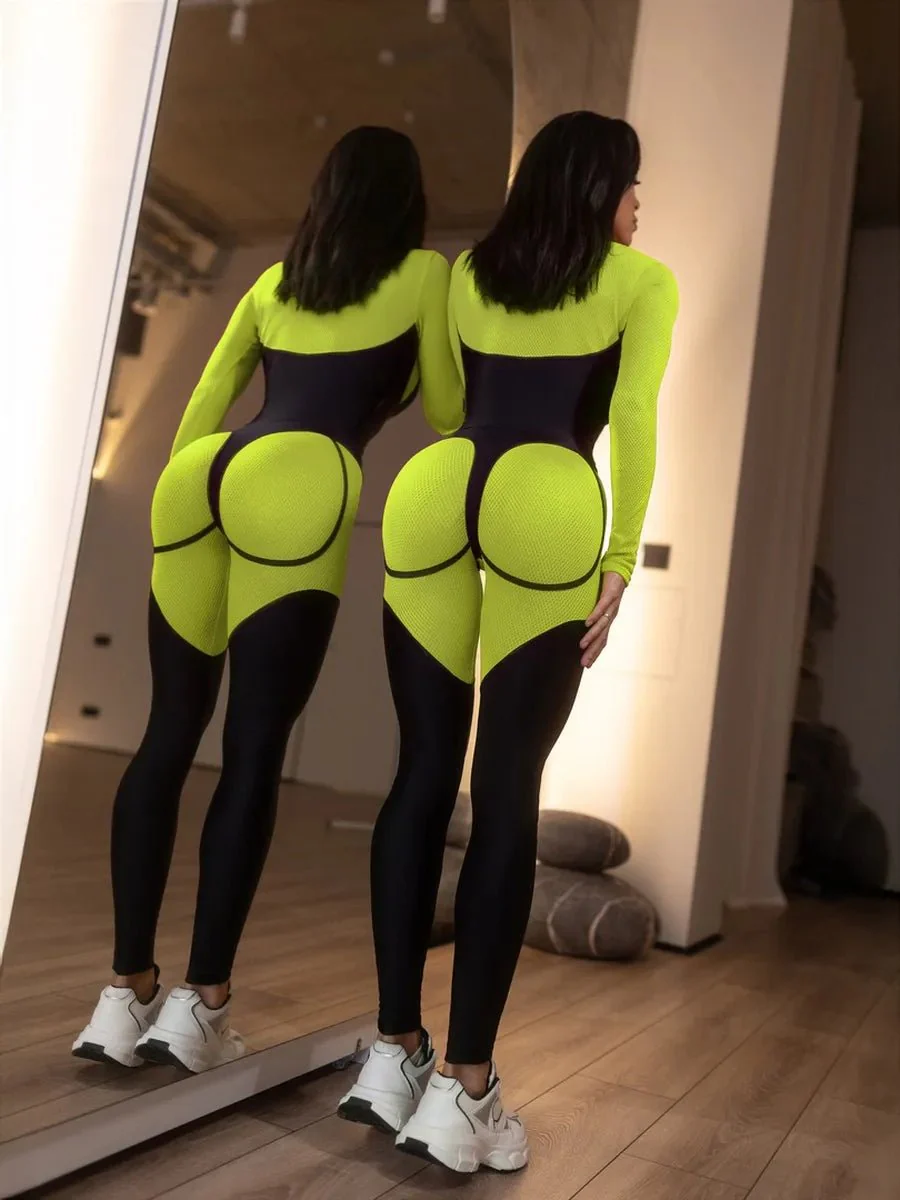Jumpsuit Mistress Yellow Neon - Image 3