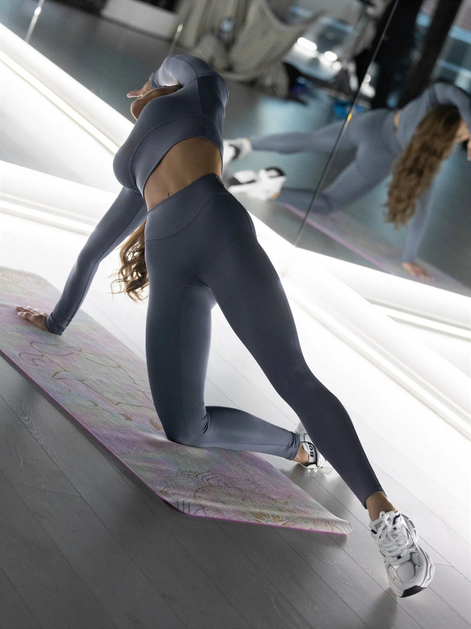Leggings Bona Base Dark Gray - Image 3