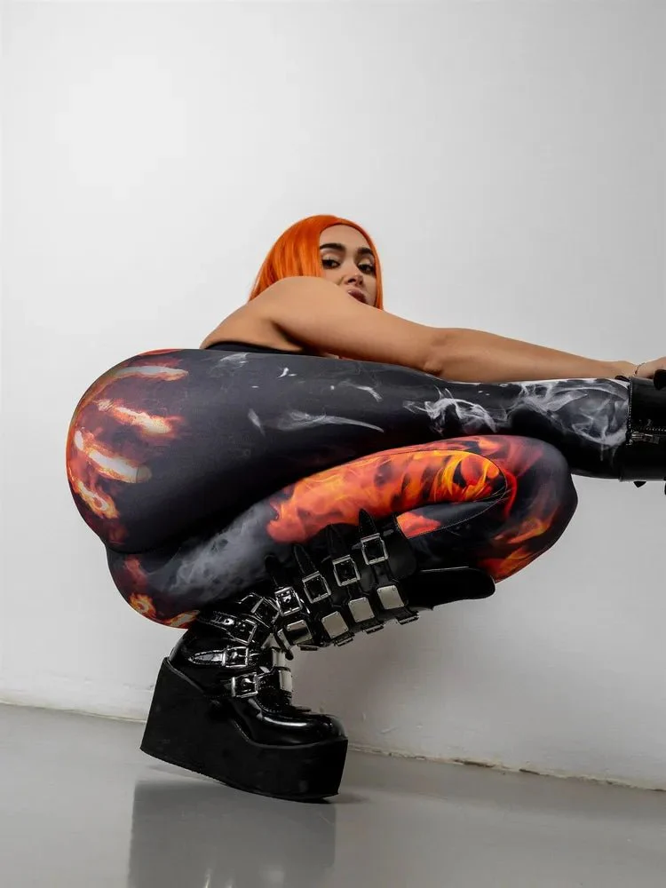 Leggings Bona Classic Fire Touch - Image 13