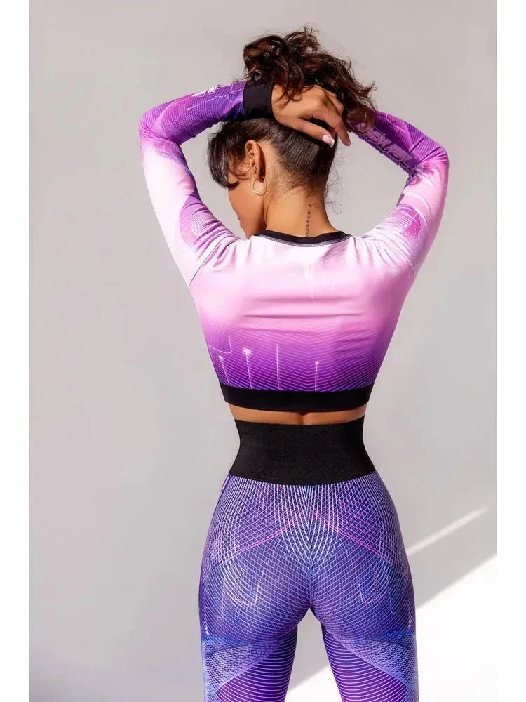Leggings Bona Corsage Equalizer fuchsia - Image 12