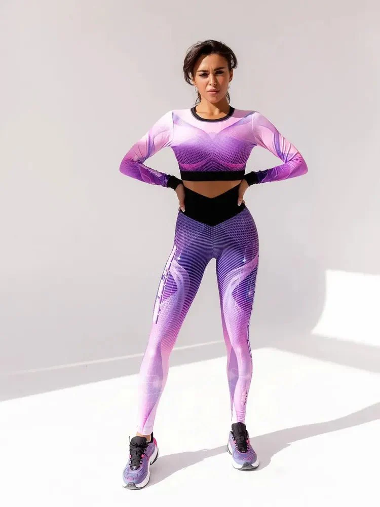 Leggings Bona Corsage Equalizer fuchsia - Image 17