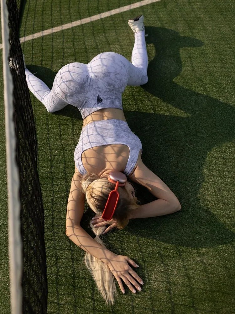 Leggings Seamless Marble White - Image 7