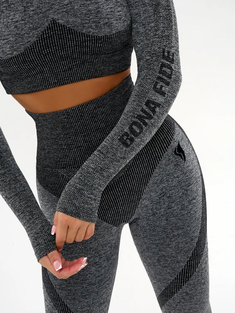 Workout Top Majestic Rash Gray - Image 11
