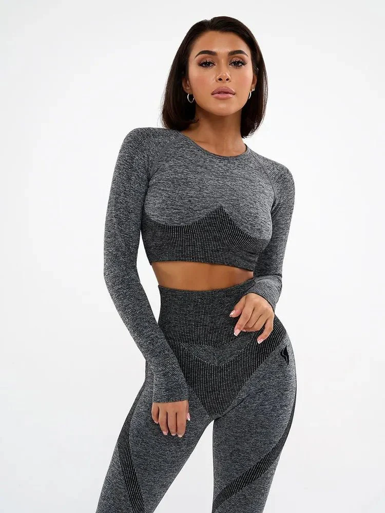 Workout Top Majestic Rash Gray - Image 12
