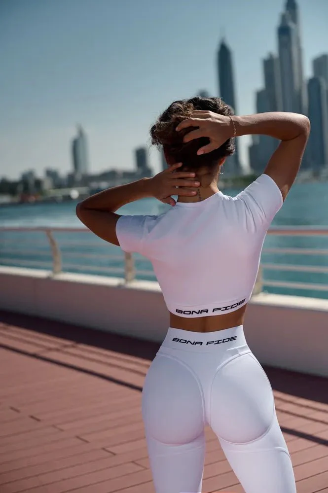 Workout Top Midi Rash Juicy White - Image 10
