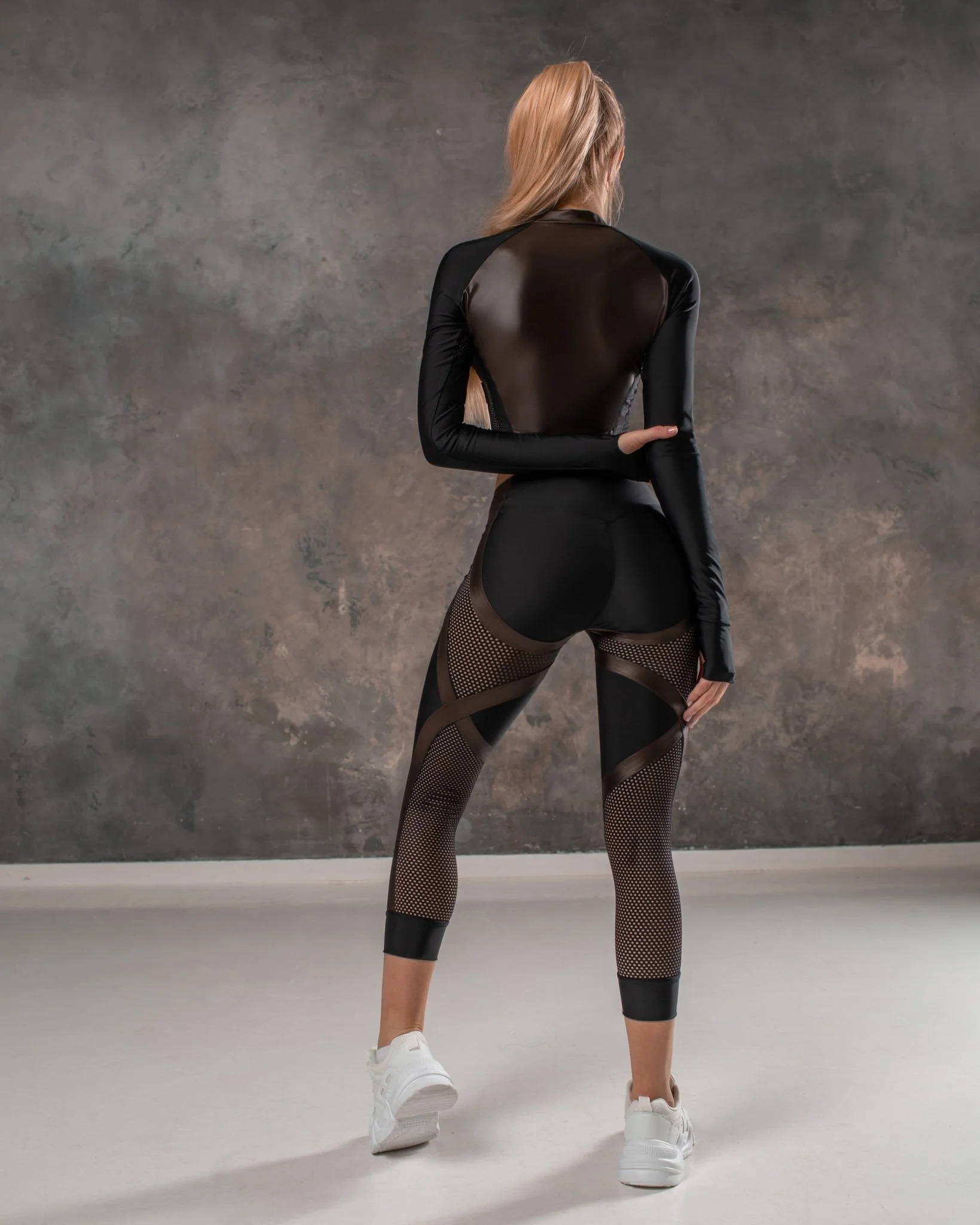 Leggings Move UP Black & Brown Skin - Image 9