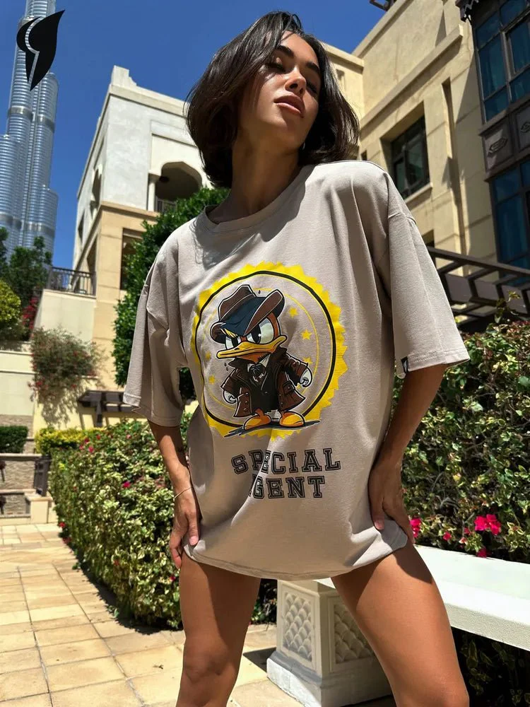 Oversize T-shirt Agent Duck - One size