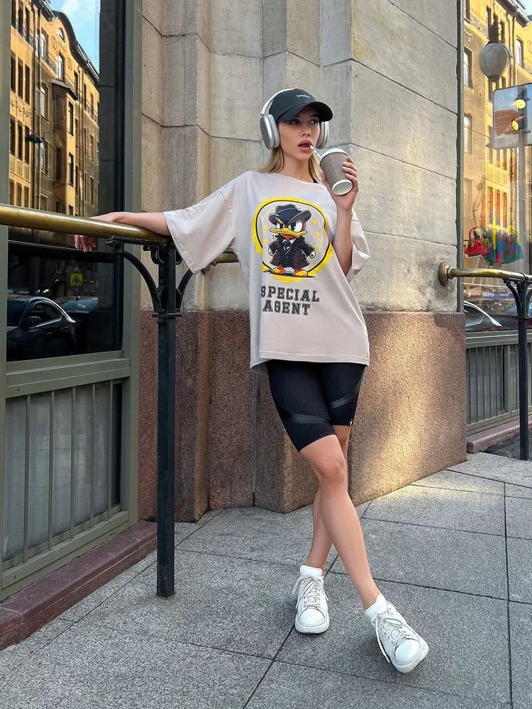 Oversize T-shirt Agent Duck - One size - Image 8