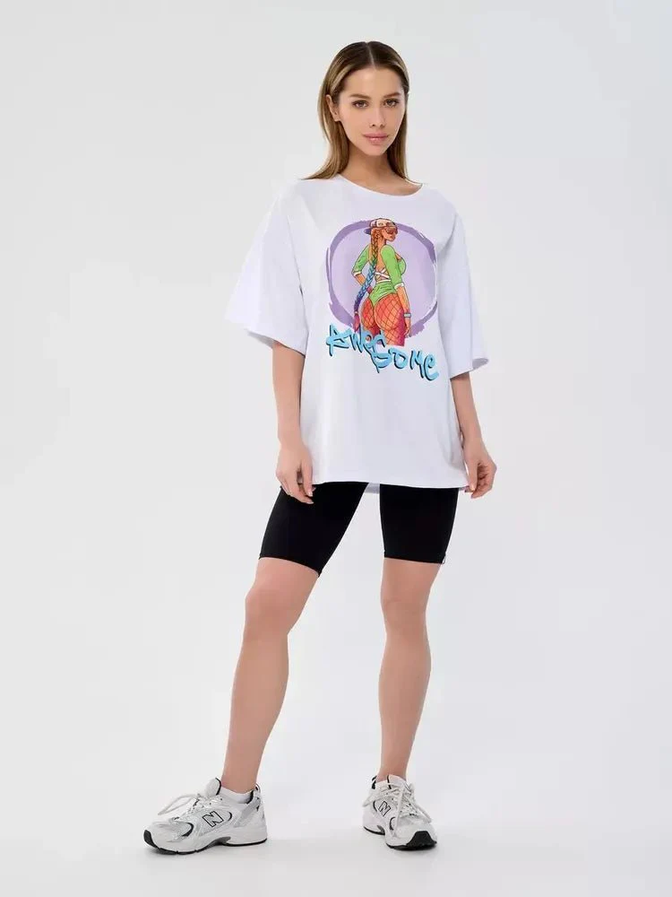 OVERSIZE T-shirt Awesome - One size - Image 11