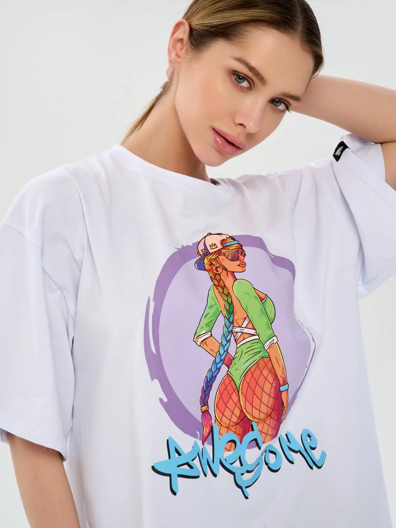 OVERSIZE T-shirt Awesome - One size - Image 8