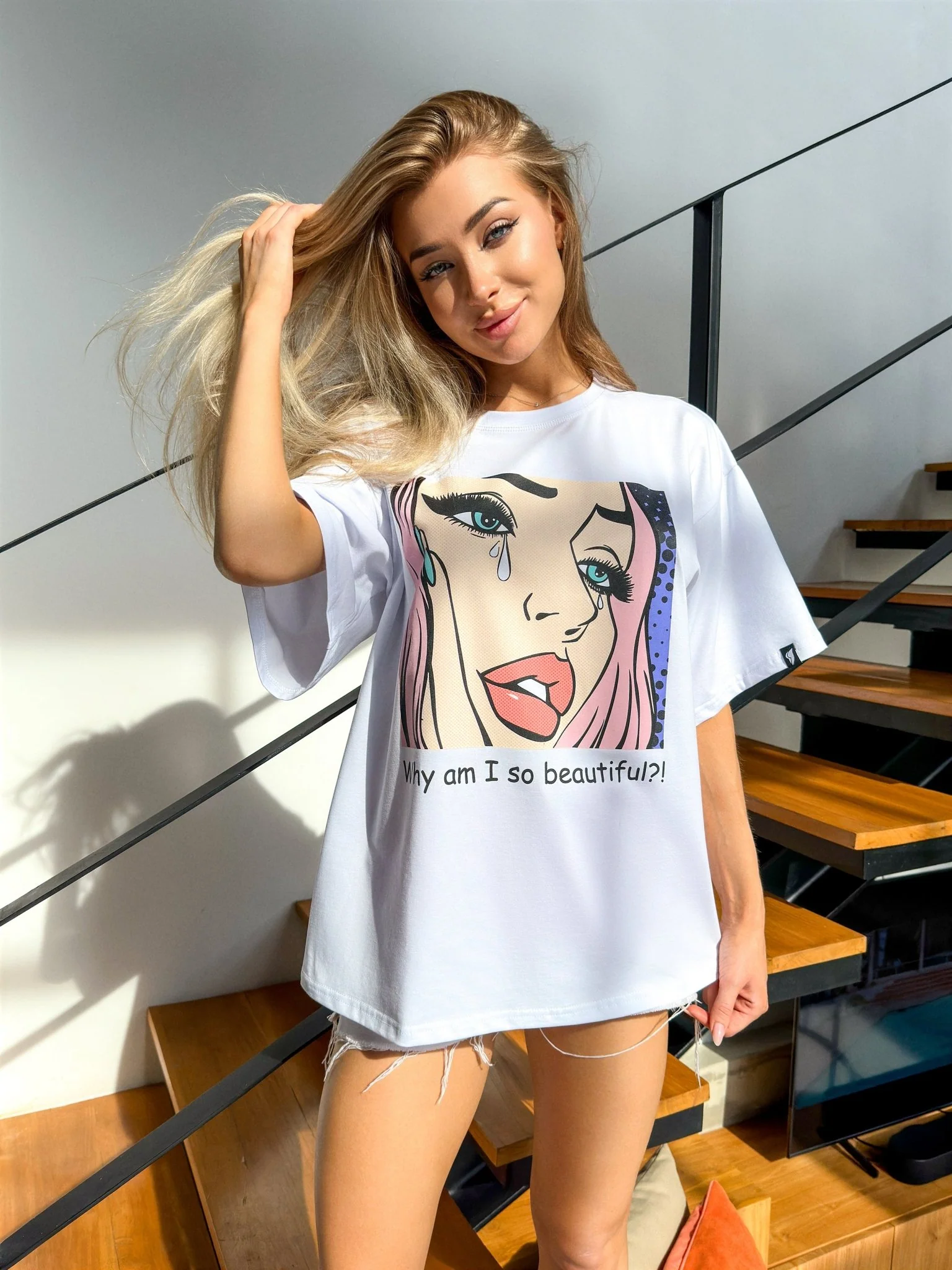 Oversize T-shirt Beautiful - Image 3