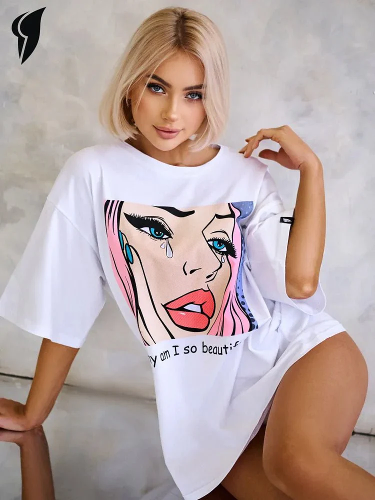 Oversize T-shirt Beautiful - Image 7