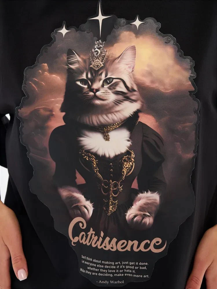 Oversize T-shirt Catrissence - One Size - Image 11