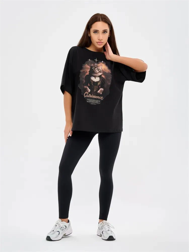 Oversize T-shirt Catrissence - One Size - Image 13