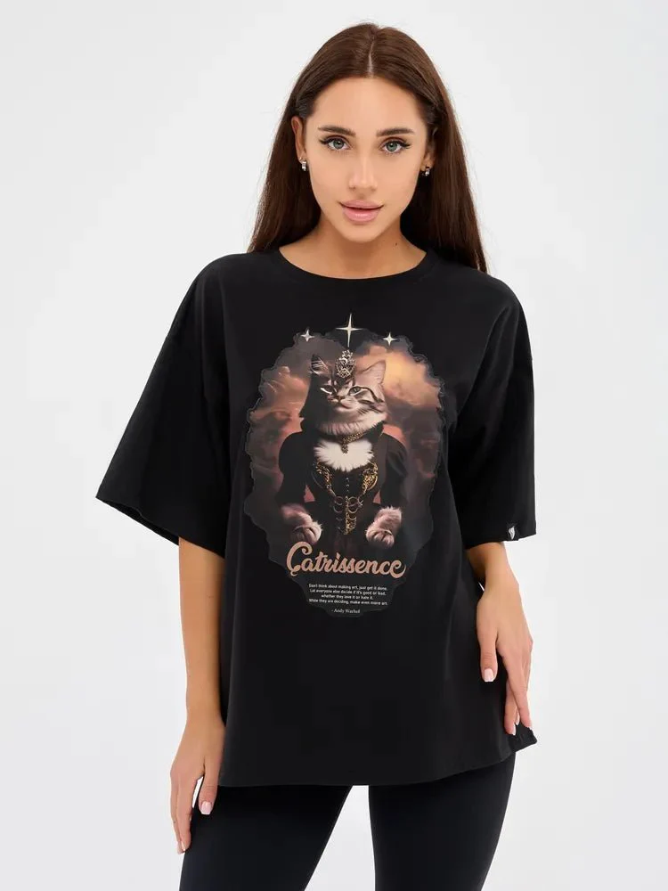 Oversize T-shirt Catrissence - One Size - Image 15