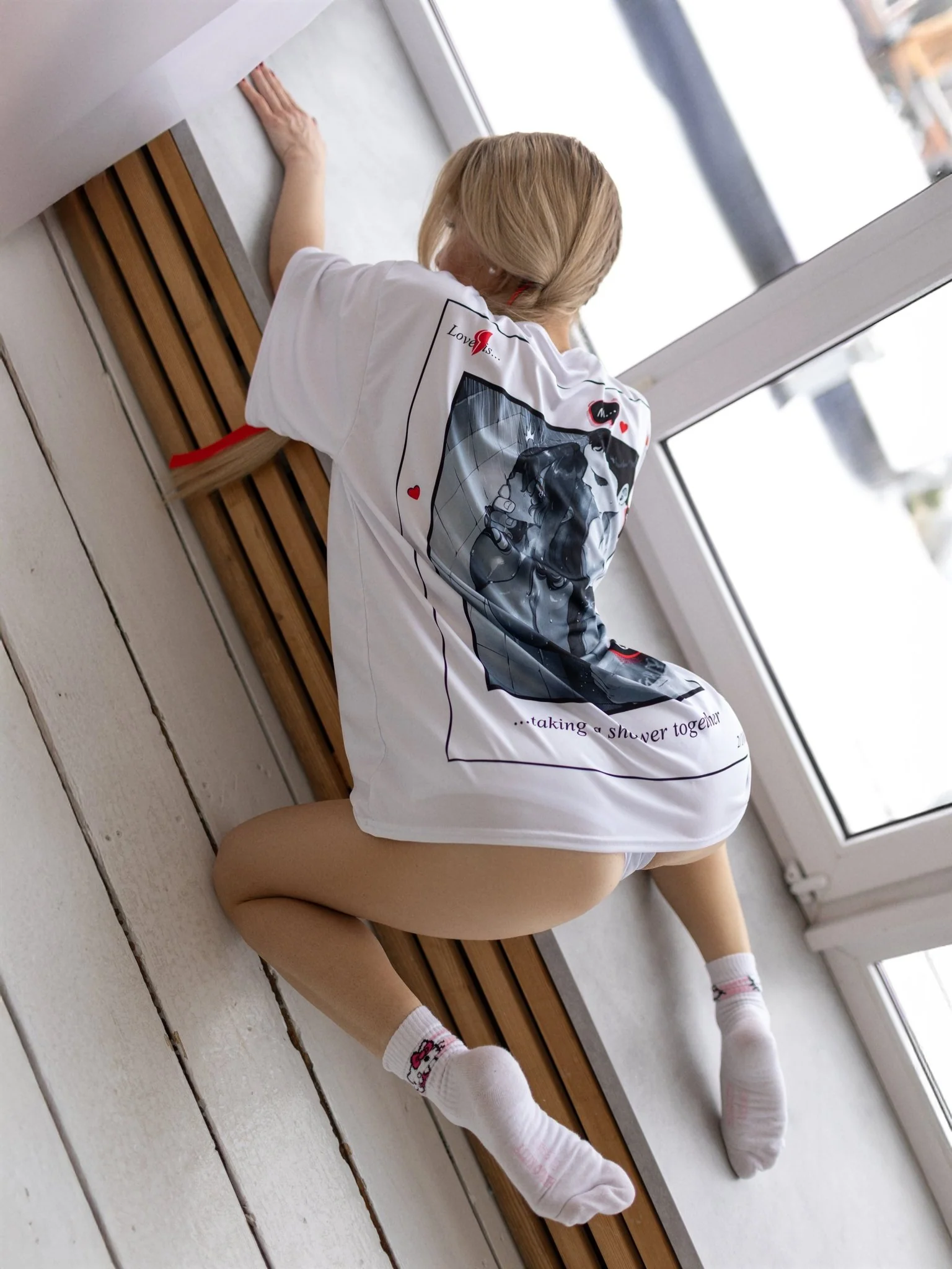 Oversize T-shirt Full of Love - One size