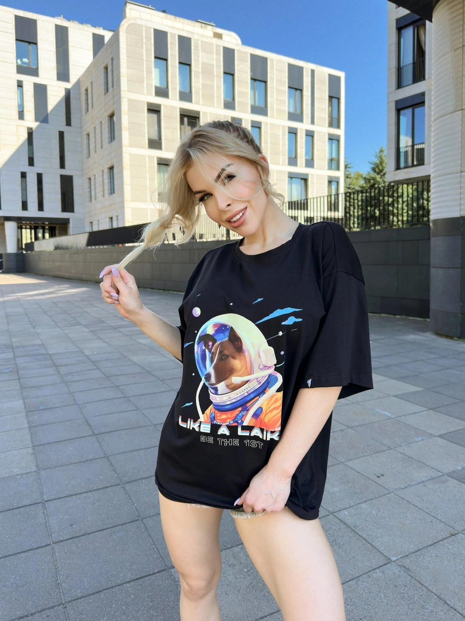 Oversize T-shirt Laika - One Size - One size - Image 2