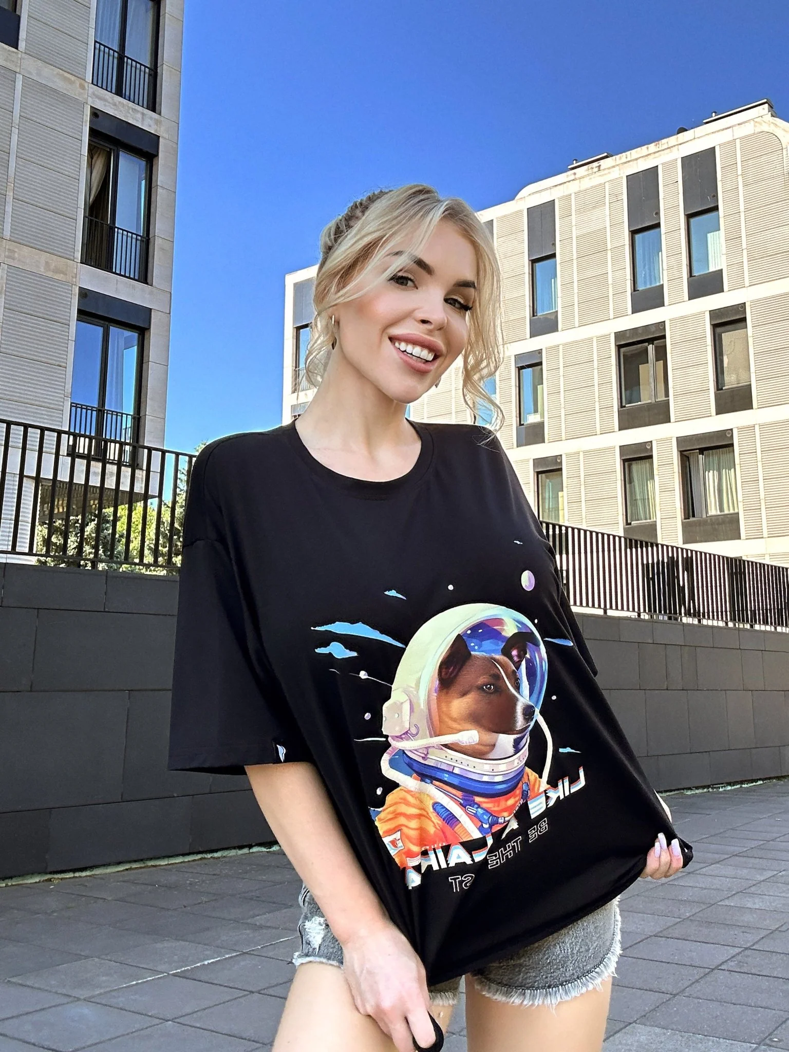 Oversize T-shirt Laika - One Size - One size - Image 3