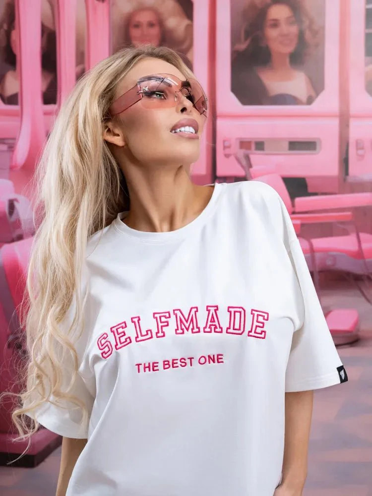 Oversize T-shirt Selfmade White - One size - Image 11