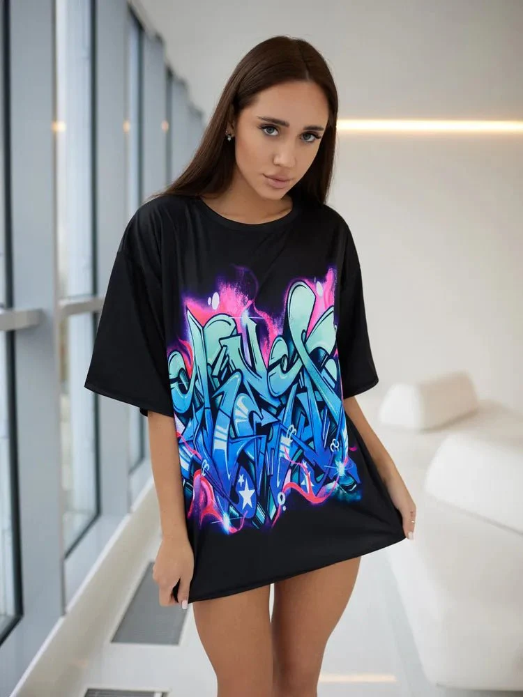 Oversize T-shirt Yo-Yo Girl - One Size - Image 12